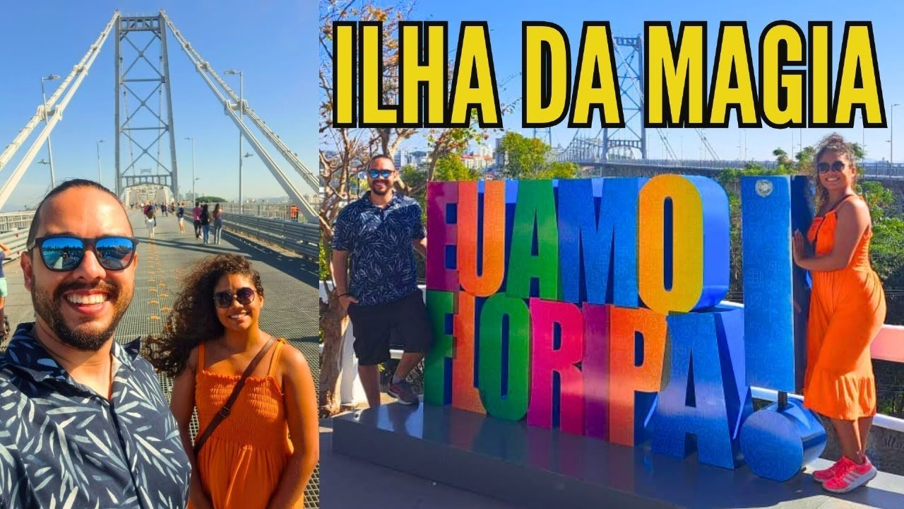 Beira Mar norte e centro histórico de Floripa