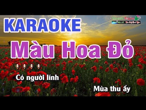 Màu Hoa Đỏ Karaoke | Beat Chất Lượng cao | Nhạc Sống Thanh Ngân