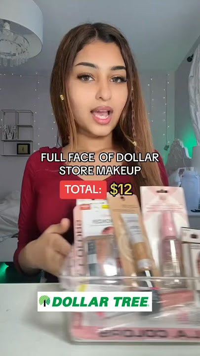 FULL FACE OF DOLLAR STORE MAKEUP