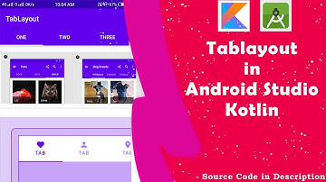 Tablayout in android studio Kotlin | TabLayout with ViewPager | Modern Tab Layout with Fragments