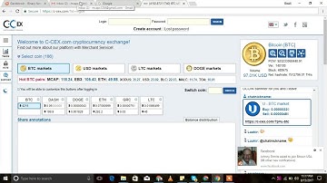 How To Create C-Cex Exchange Account