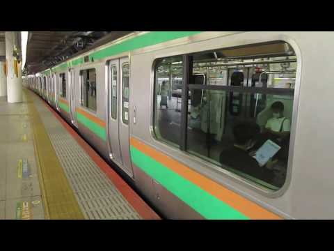 【今回の湘南新宿ライン大崎行きは横須賀線のみ、全区間各駅停車】湘南新宿ライン普通大崎行きE231系近郊型U8編成(機器更新車)+U502編成(機器更新車)15両　横浜駅発車