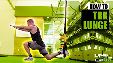 How To Do A TRX LUNGE | Exercise Demonstration Video and Guide