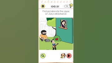 BT4 ( Level 221,222,223,224 ) solutions Brain test 4 game solve Answers| #fun #shorts #viral #fyp