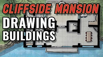 DRAWING AN RPG MAP: Coloring the Cliffside Mansion
