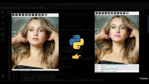Creating a Face Filter in Python | Lips Color Changing Project | OpenCV & dlib | Source Code