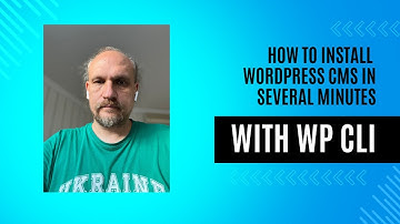 set up WordPress CMS in a few minutes
