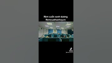 Rèm cuốn màu xanh dương - Rèm Cửa Thanh Vy HCM