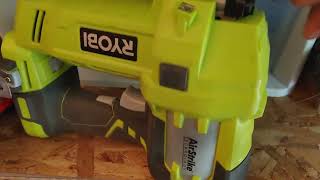 Ryobi P320 airstrike brad nailer (quick fix)