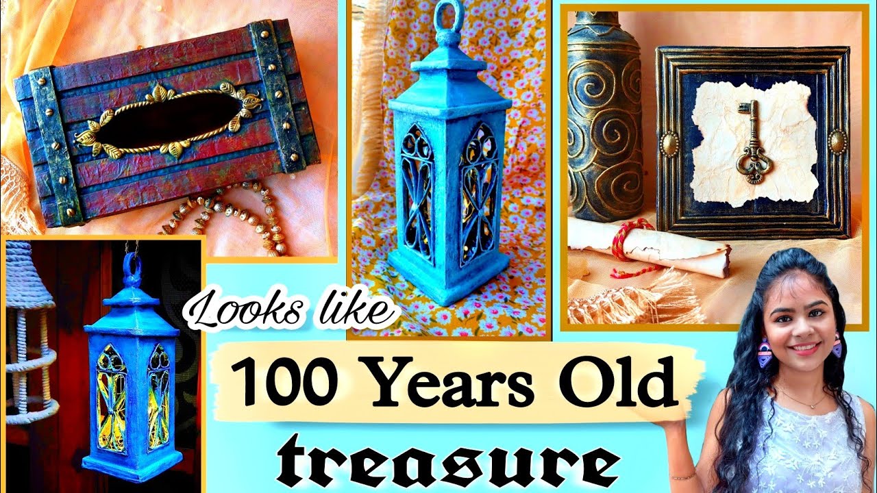 VINTAGE Home Decor DIY from Waste Materials | Antique Decor Ideas | Trash to Treasure