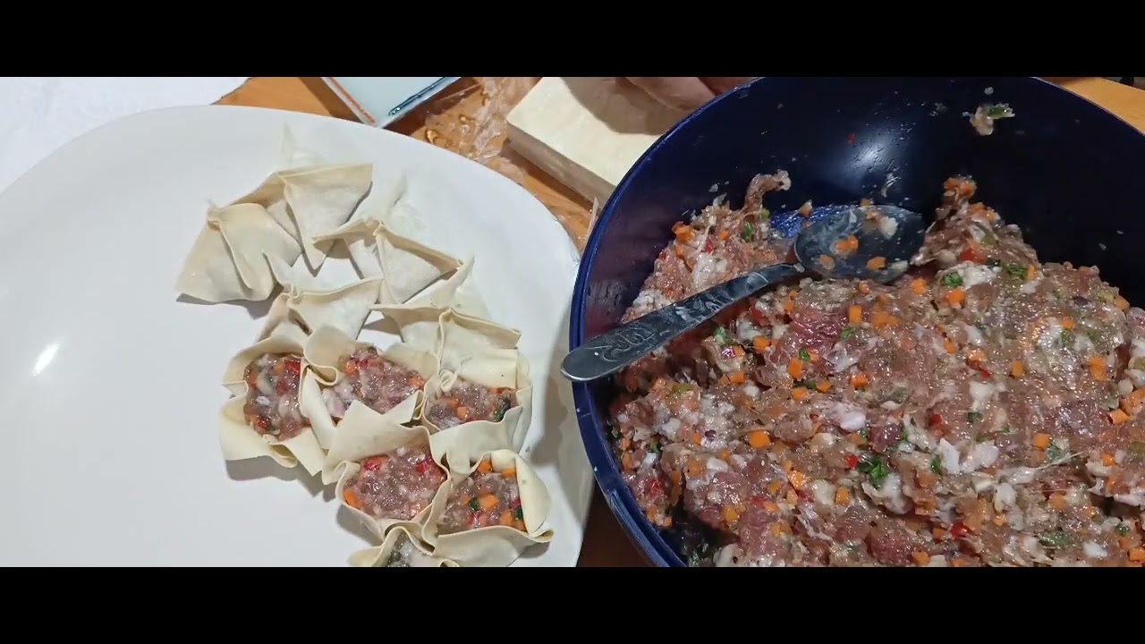 How to wrap Siomai for Steaming and Frying YouTube