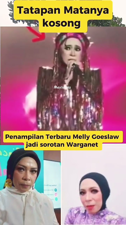 Viral! Penampilan Terbaru Melly Goeslaw Dibilang Beda Banget oleh Penonton #mellygoeslaw #trending