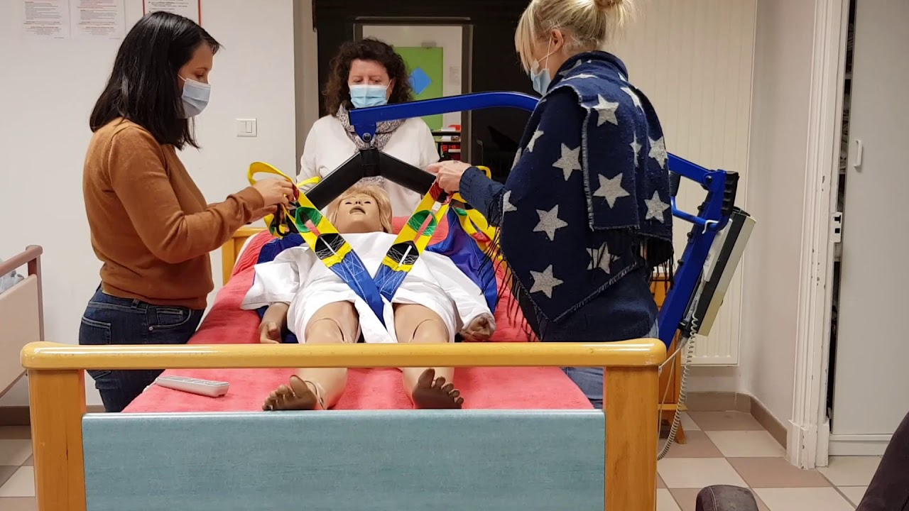 DE AES séance ergo lève malade