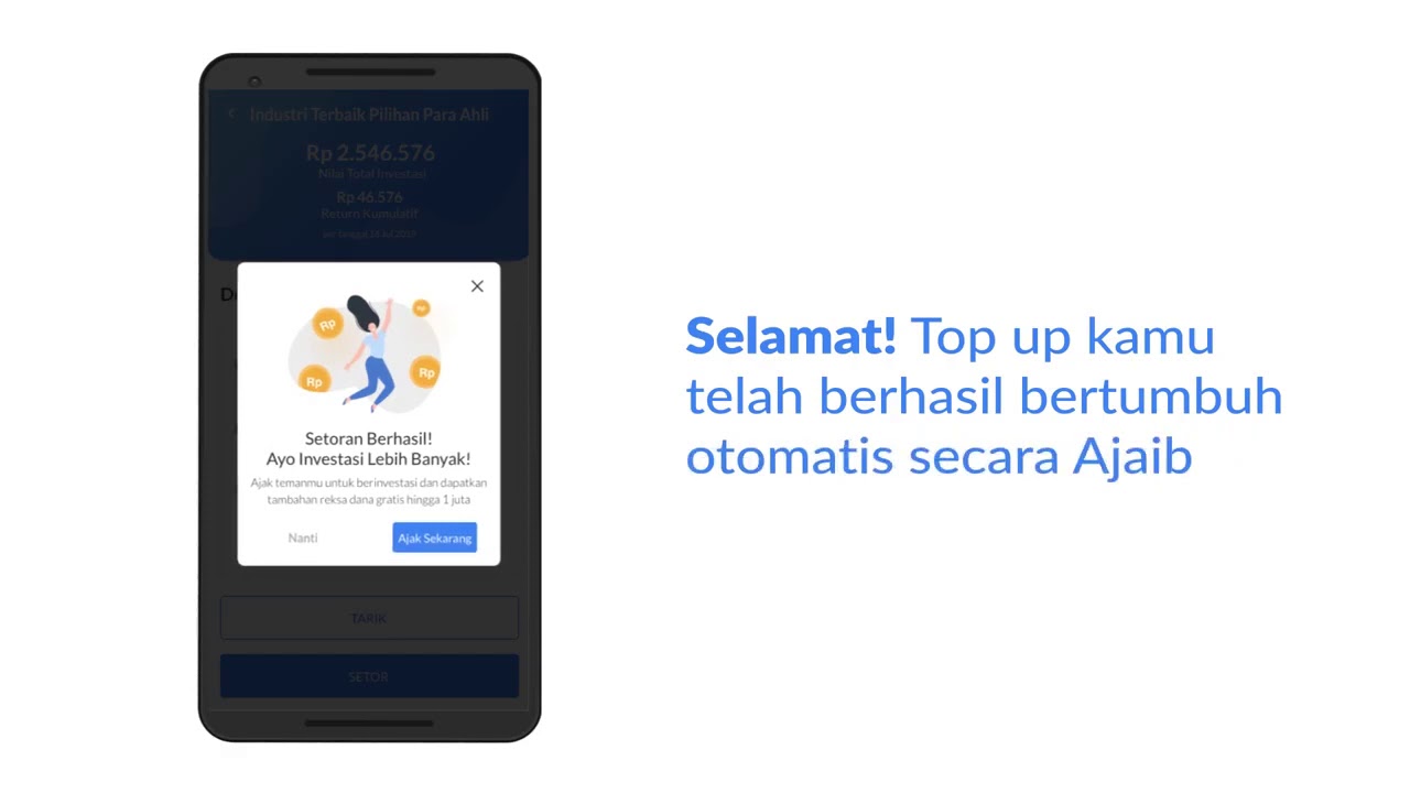 Cara Top Up Dana Investasi aplikasi Ajaib 