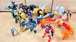 【PowerRangers MysticForce All megazord】マジレンジャーの全DXロボで遊んでみた