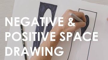 Negative & Positive Space Drawing | Drawing & Sketching for Beginners with Lisa
