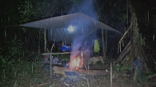เอาชีวิตรอดในป่าโบราณ 4วัน3คืน วันที่1นอนป่าของท่านเจ้าเมืองคนที่3 ช่วงดึกโดนฝนถล่มถึงเช้าep152