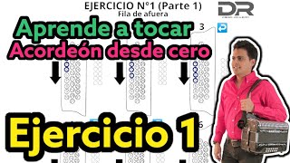 Ejercicio 1  Aprende a tocar acordeón desde cero   Diego Romero Acordeón