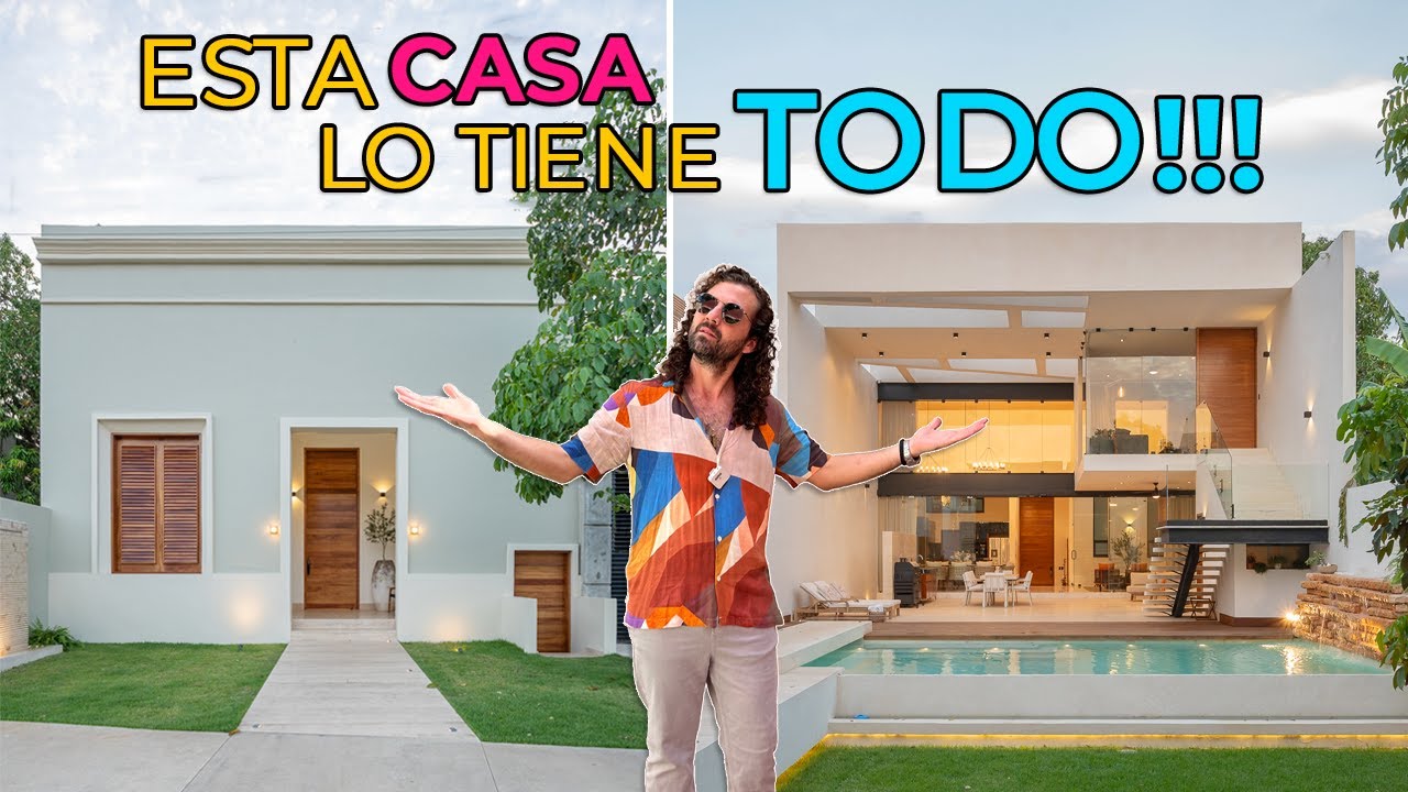 TOUR por INCREÍBLE casa FAMILIAR. 10x55m 🔥Espacio, diseño y tecnología!