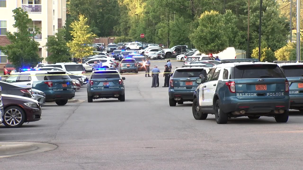 Police investigating shooting at North Raleigh apartment complex - YouTube