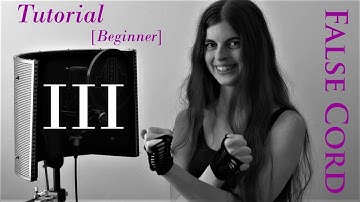 False Cord Tutorial III - How to isolate false cords - Vocal Distortion Tutorials by Aliki Katriou