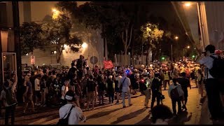 Protesters Disrupt Railway Operation in Hong Kong