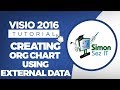 How to Create a Visio 2016 Org Chart Using External Data