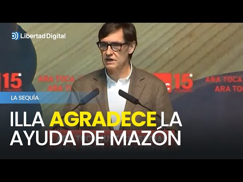 Illa agradece la ayuda de Mazón con la sequía