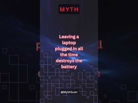 Battery Myths Debunked: Can Leaving Your Laptop Plugged In Harm the Battery? #shorts #myth #fact