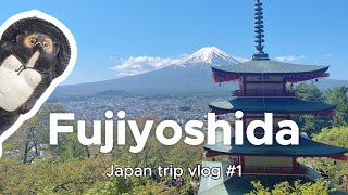 Japan trip vlog #1 - days in Fujiyoshida & Kawaguchi (Mt. Fuji) | Silent vlog