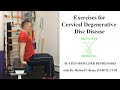 Cervical (Neck) Degenerative Disc Disease Exercises- Seated Shoulder Depresssion