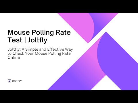 Video: Come testare il tasso di polling del mouse?