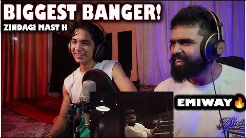 EMIWAY BANTAI - ZINDAGI MAST HAI | PROD BY TONY JAMES | (OFFICIAL MV | REACTION | TEEN SAMBHAVNA