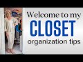 Wardrobe Organization Tips from INSIDE My CLOSET