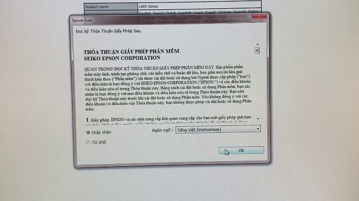 Hướng dẫn cài máy in epson l805 năm 2024