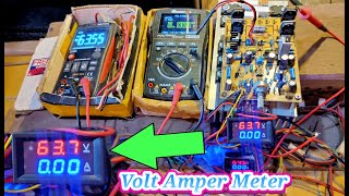 How To Connection Volt Amps Meter For Power Amplifier 