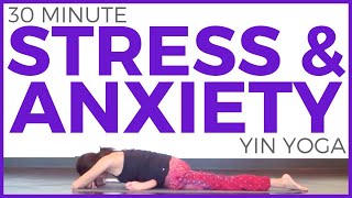 30 minute Yin Yoga for Stress & Anxiety | Sarah Beth Yoga screenshot 4