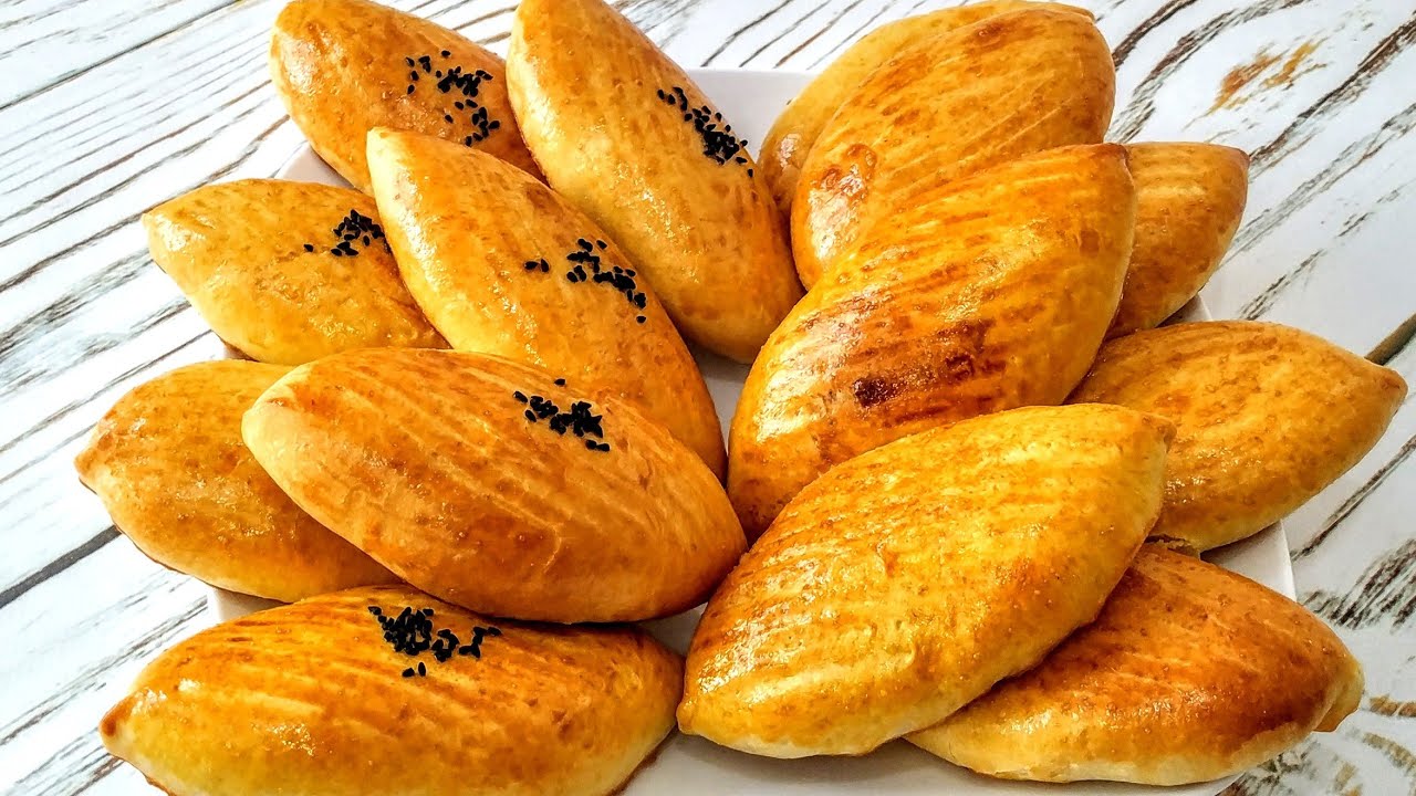 Пирожки в духовке.С Картошкой и Мясом/ Sobada ətli və kartof peraşkisi