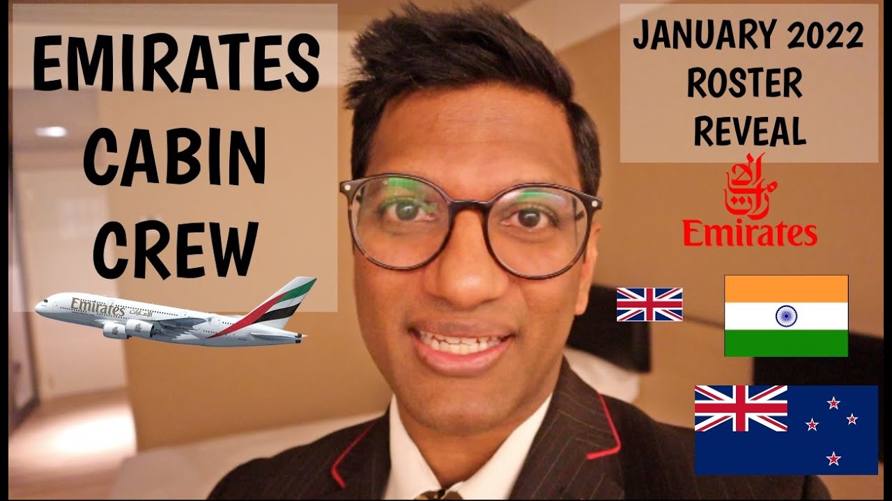 Emirates Cabin Crew January Roster Reveal YouTube