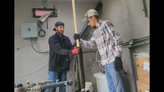 Replacing Well Pump on PVC Pipe for City Water Supply. How Stick Pipe Must Be Handled, Not a DIY Job