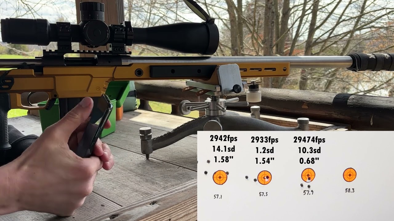 6.5 PRC, Barnes 145gr Match Burner, H1000