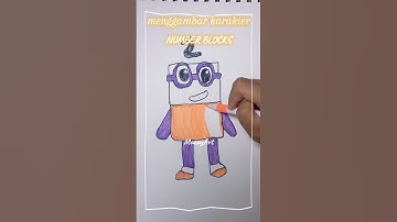 draqing number blocks characters #drawing #shortvideo #art #numberblocks part2