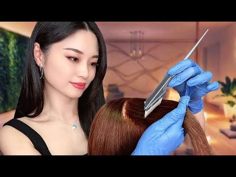 [ASMR] Relaxing Spa Hair Treatment