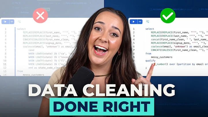 Watch me CLEANING DATA with SQL & AI in minutes
