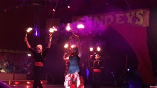 Gandeys Circus Dudley 2019 Day Of The Dead Fire Performance