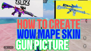 How to create wow mape skin picture | Wow mape per photo kaise lagaen #pubg #pubgmobile #pubgwow