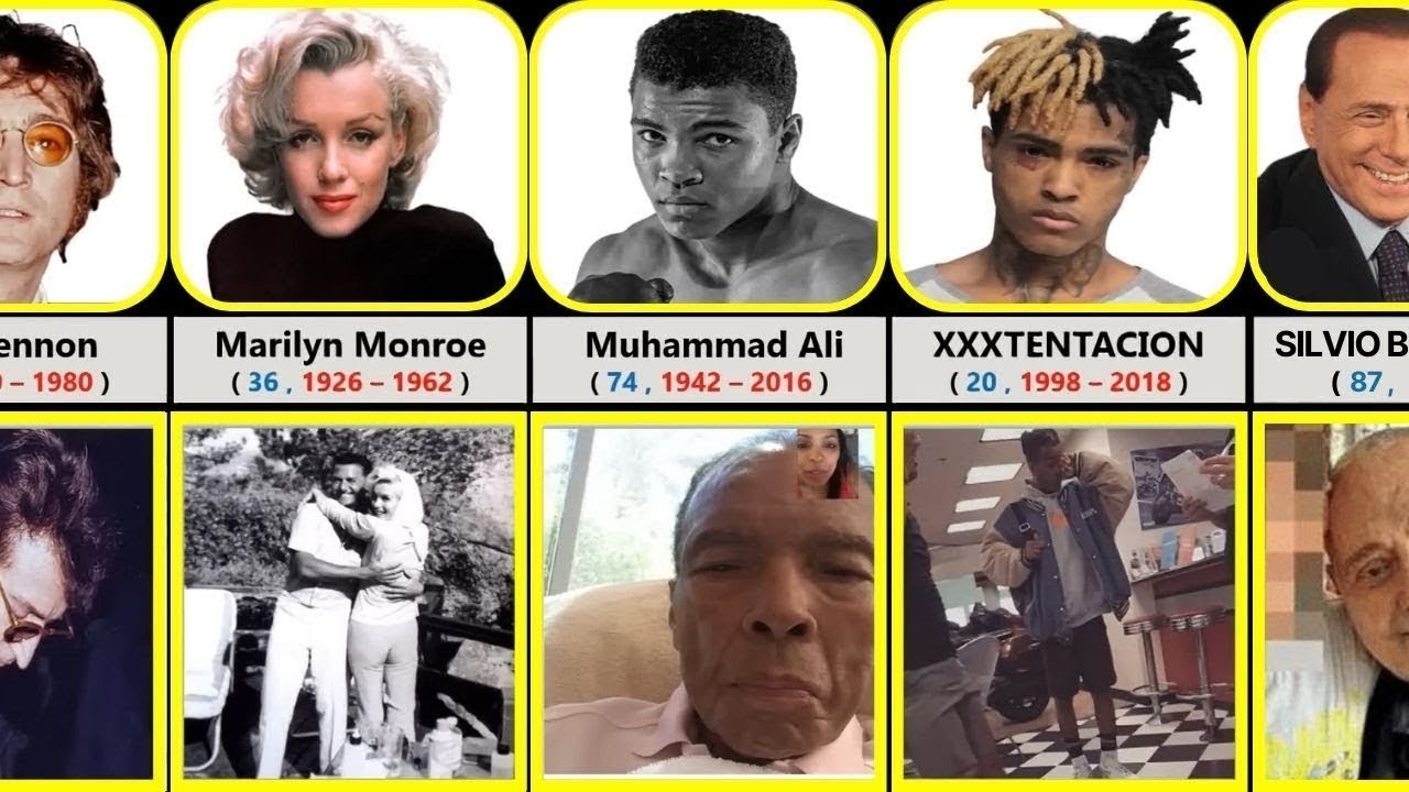 Last Photos Before Death of Celebrities <em>Exposed</em> - YouTube