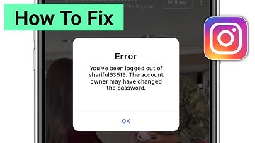 Instagram-uitlogprobleem || Fout U bent uitgelogd op Instagram