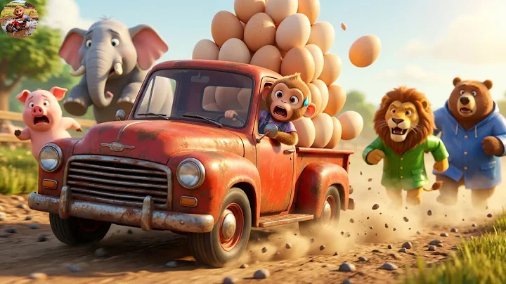 Monkey's Egg Delivery Turns Into Funny Farm Disaster! Kids Animation