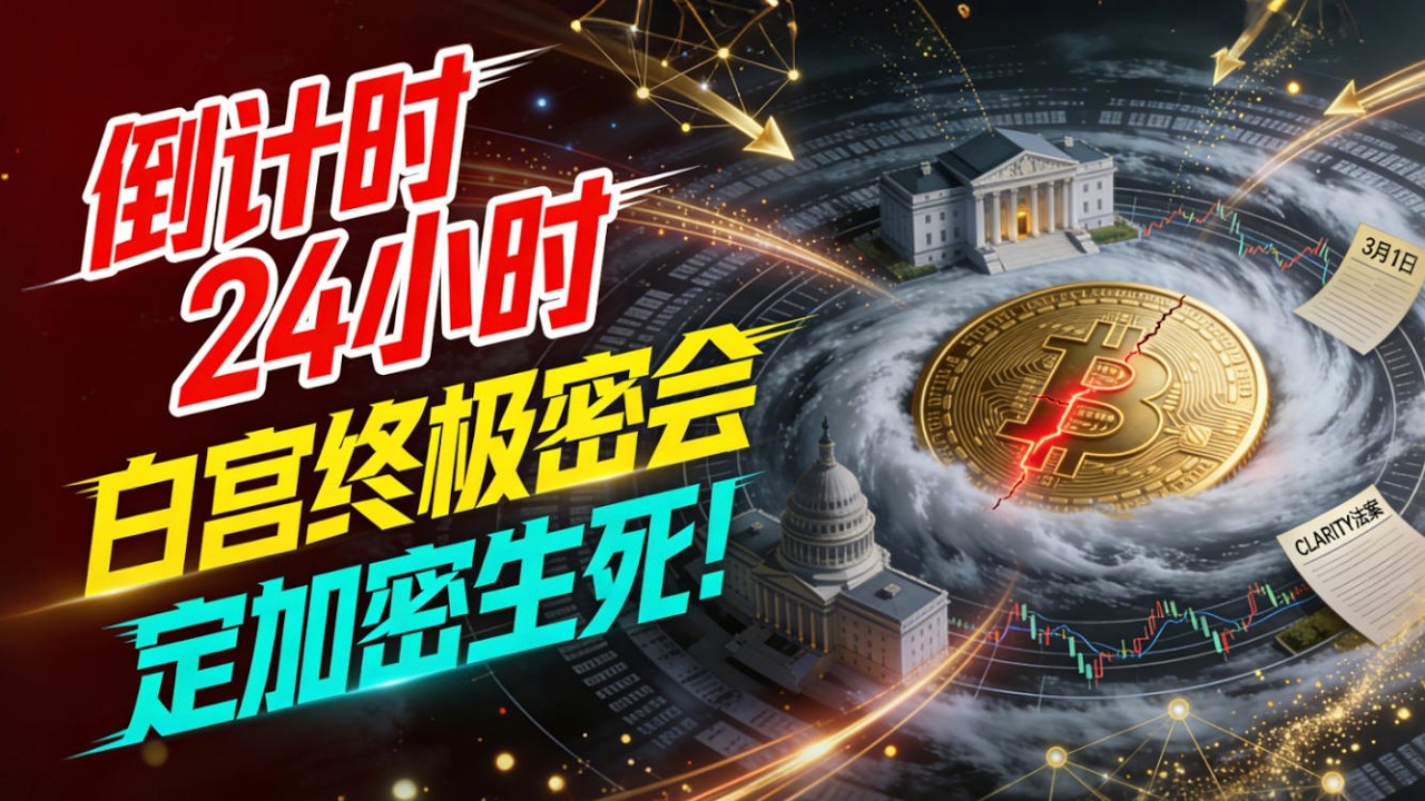 【倒计时24小时】白宫终极密会决定加密生死，3月1日或是牛市起点还是监管核弹？